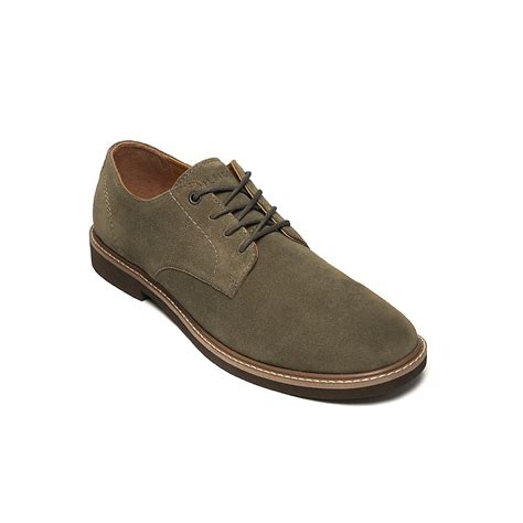 Tommy Hilfiger Suede Oxford Shoe In Brown For Men Nicotine Lyst