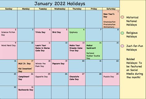 Everyday Is A Holiday Calendar 2025