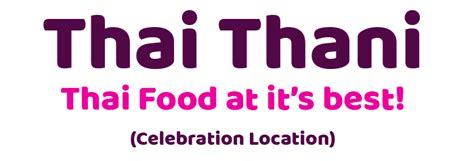 Engage with your community and support the local businesses. Thai Thani - Celebration, FL 34747 (Menu & Order Online)