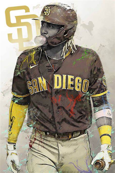 Show your support for this star player with authentic fernando tatis jr. Fernando Tatis Jr Poster - San Diego Padres - Canvas Print, Wall Art, Sports Art Print, Baseball ...