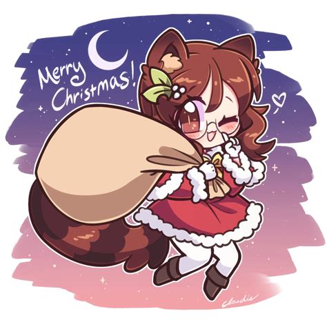 Cloudie Art Grind 🎄 On Twitter Have Yourself A Very Mamizou Christmas 🎄💕 Merrychristmas