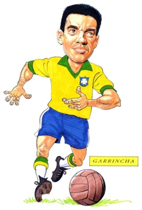 Garrincha, brazilian football (soccer) player considered by many to be the best right winger in the history of the sport. TheFootyBlog.net » Garrincha - Flawed Genius