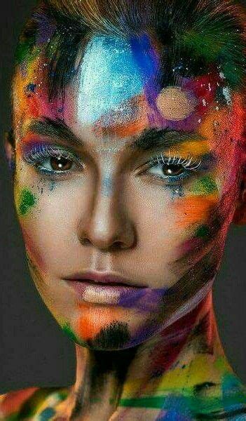 Pin By Debbie Warren Berry On ♦۞♦artistic Faces♦۞♦ Body Art Painting