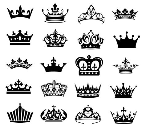 Crown Svg Crown Vector Crown Digital Clipart Files For Design Images