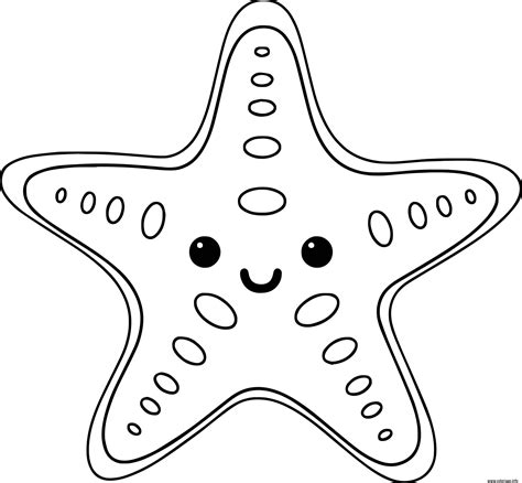 Sea Star Coloring Pages For Kids Coloring Pages