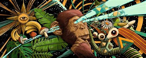 The Stoned Ape Theory On Behance Arte Gráfico Dibujos Arte