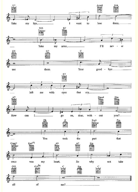 All Of Me Sheet Music Piano Easy All Of Me By Jon Schmidt Free Piano