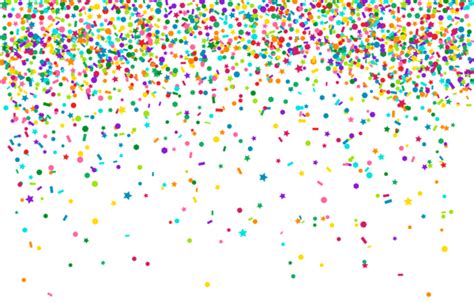 Firework display transparent background ~ free png images. Confetti PNG