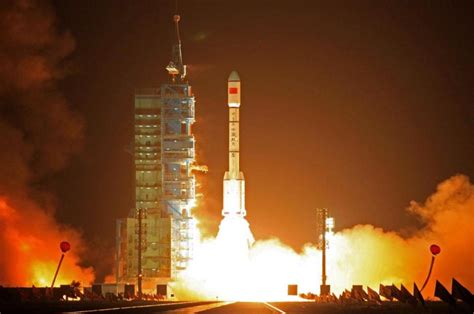 The long march 5b rocket was launched in late april to carry the first module of china's future space station. Chinese space rocket crashes back down to Earth - and ...