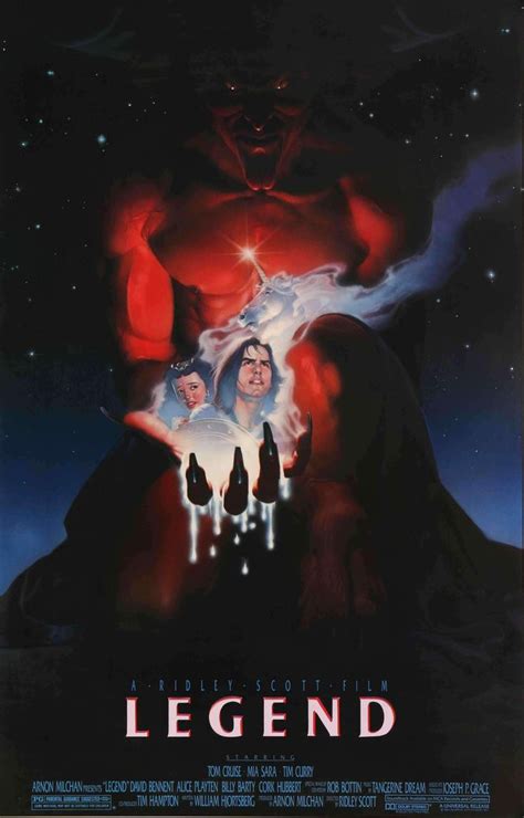 Legend 1985 Fantasy Movies Movie Posters Fantasy Films