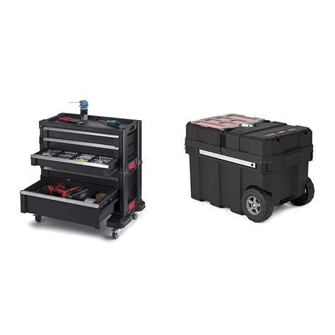 Buy Keter Rolling Tool Chest With Storage Drawers Locking System And Removable Bins