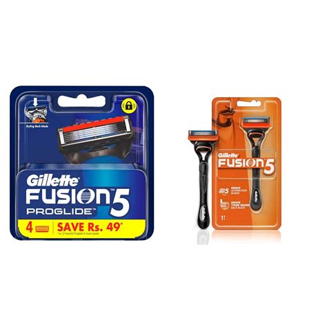 buy gillette fusion proglide flexball manual shaving razor blades 4s pack cartridge