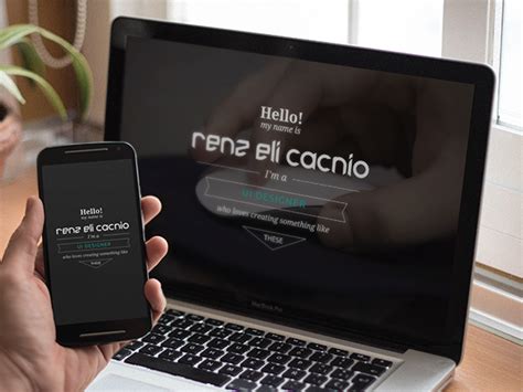A personal cv website, (sometimes just called a personal website), can be a great way to promote you, your cv, and your abilities. Personal Branding, CV & Website on Behance