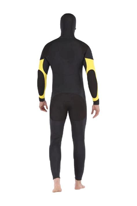 divestar 7mm semi dry winter wetsuit with hood