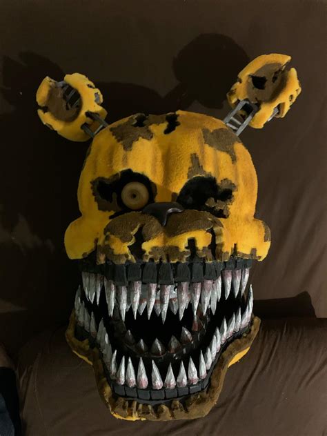 Nightmare Fredbear Mask Almost Complete Five Nights At Freddys Amino