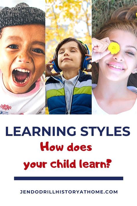 How Does Your Child Learn Learning Style Kids Learning Homeschool
