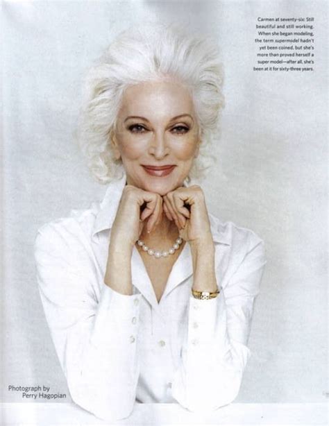 The Worlds Oldest Model Ageless Beauty Beautiful Gray Hair Carmen Dellorefice
