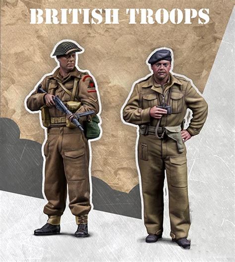 135 Scale Resin Figure Kit British Troops Buy At The Price Of 1015