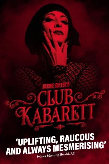 Bernie Dieters Club Kabarett Tickets Senior Railcard