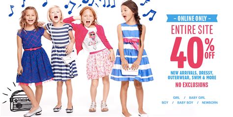 The Childrens Place Canada Online Sale Entire Site Is 40 Off With No