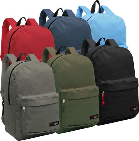 Case Pack 24 Bulk Bookbags Trailmaker Classic 165 Inch School Bag For