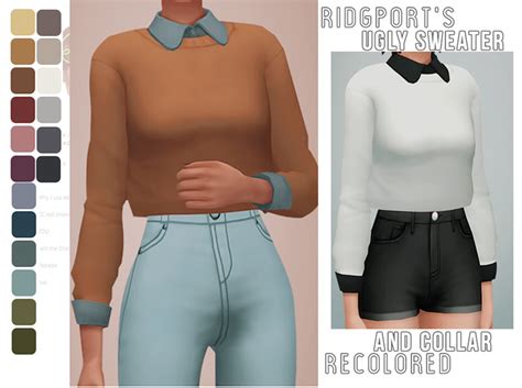 Sims 4 Best Sweaters Sweatshirts And Hoodies Cc To Download Fandomspot