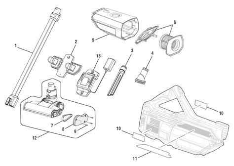 buy ryobi p718 18v one ™ stick vacuum replacement tool parts ryobi p718 diagram