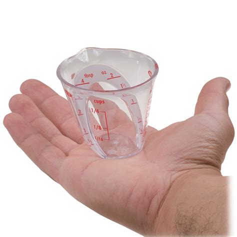 Mini Angled Plastic Measuring Cup