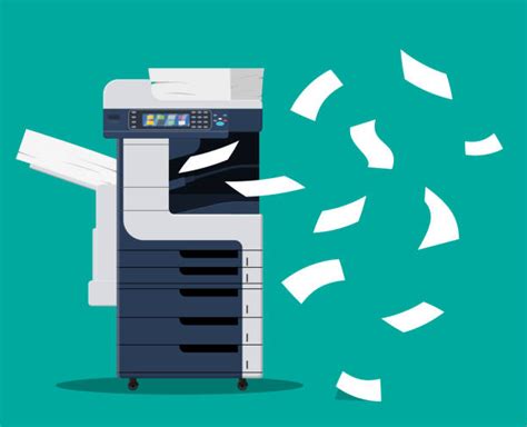 Xerox Printer Illustrations Royalty Free Vector Graphics And Clip Art