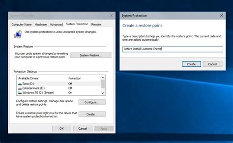 Windows Customs How To Create A Restore Point And Restore Back To An