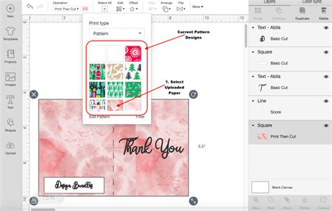 How To Use Digital Paper With Cricut Design Bundles