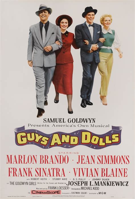 Guys And Dolls 1955 Poster Us Original Film Posters Online