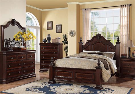 Our heirloom cherry wood furniture is handcrafted by old order amish woodworkers. Charlotte Dark Cherry Queen Bedroom Set | Cincinnati ...