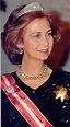 Sofia as Queen of Spain, wearing the tiara that started out life in ...