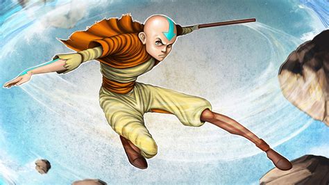 Wallpaper Sports Illustration Tv Avatar The Last Airbender Aang