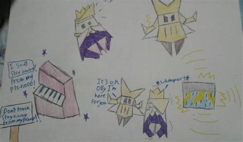 Random Doodles King Olly And Olivia Paper Mario Amino