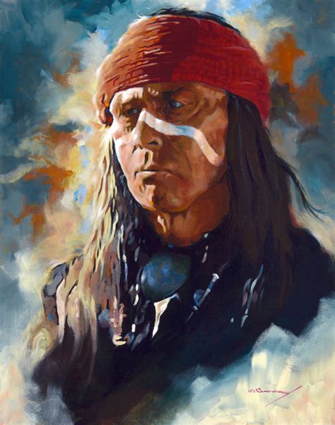 Native Americans In Acrylic Or Oil Barry Sapp Fine Art