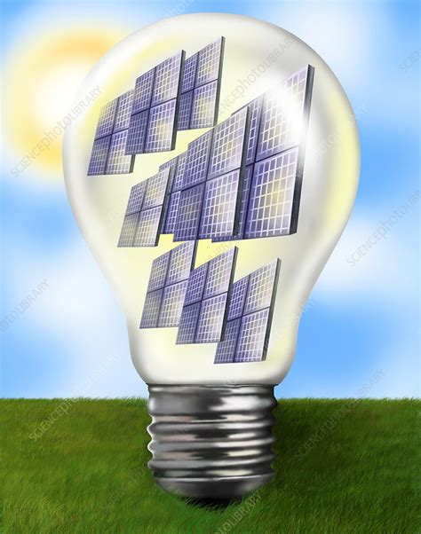 Solar Power Light Bulb Stock Image F0315736 Science Photo Library