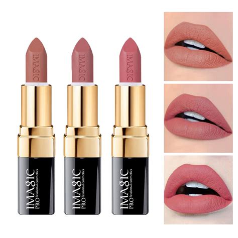 CCbeauty Pcs Moisturizing Matte Makeup Lipsticks Set Matte Lipstick Long Lasting Soft Nudes