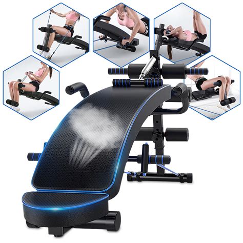 Multi Functional Abdominal Training Machine Sit Up Bench Home Gym