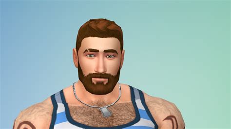 The Sims 4 Create A Sim Hairy Muscle Daddy Youtube
