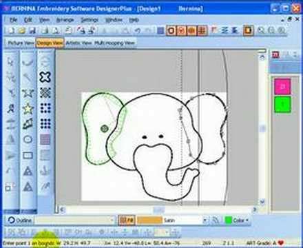 Works with babylock brother bernina husqvarna viking janome pfaff singer. Digitizing Auto Applique in Bernina Embroidery Software V ...