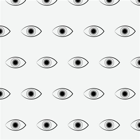 One Eye Pattern Background 5140071 Vector Art At Vecteezy