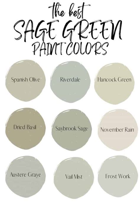 Sherwin Williams Clary Sage Palette Sage Green Color Palette Ph