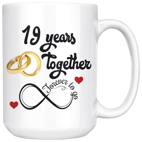 Send special love anniversary quotes and bring a spark in your relationship. 19th Wedding Anniversary Gift For Him And Her, Married For ...
