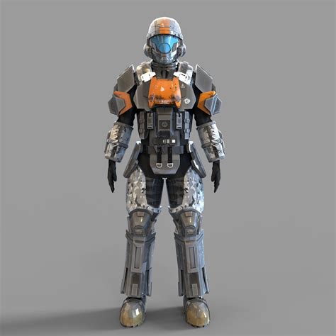 3d Print Model Halo Odst Armor Wearble Highpoly