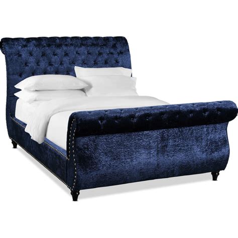 Ella Upholstered Bed Value City Furniture And Mattresses