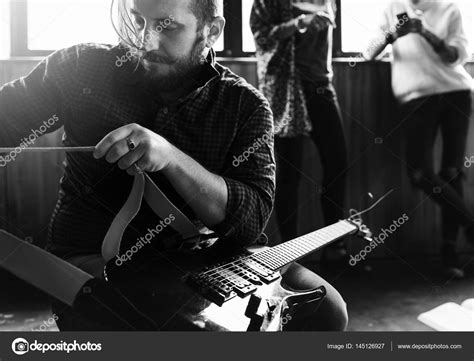 Man Holding Guitar Stock Photo By ©rawpixel 145126927
