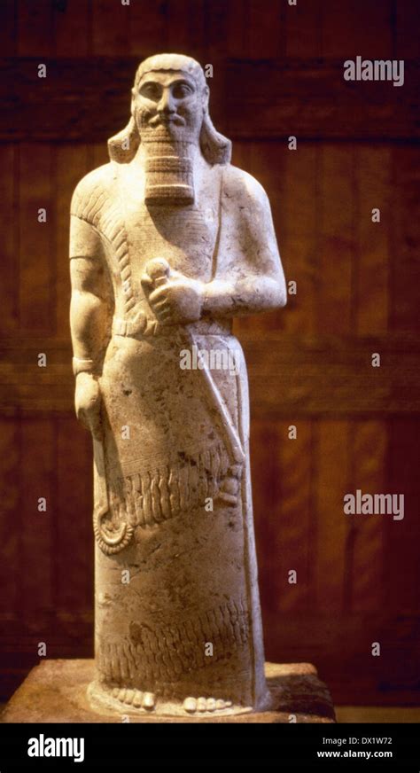 Ashurnasirpal Ii King Of Assyria Bc Statue Bc From