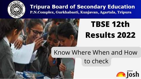 Tbse 12th Results 2022 Declared Know When Where And How To Check